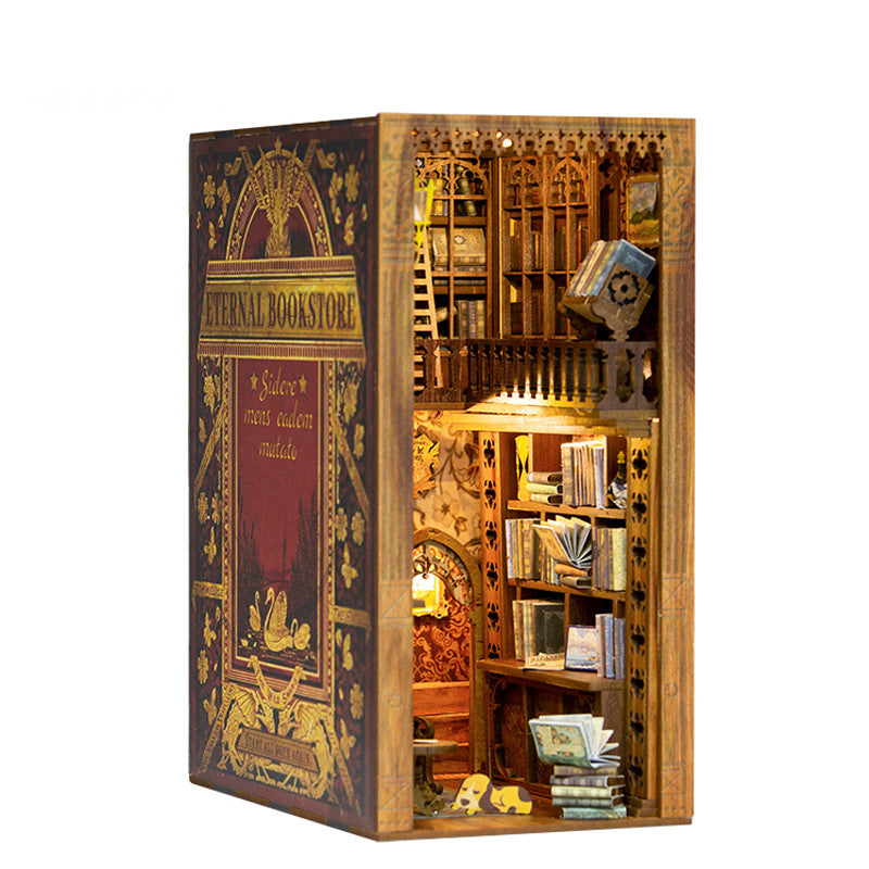 DIY wooden Booknook - Eternal Bookstore